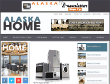 Tablet Screenshot of alaskahomemag.com